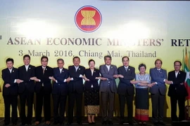 Các trưởng đoàn tham dự AEM Retreat 22. (Ảnh: Sơn Nam/Vietnam+)