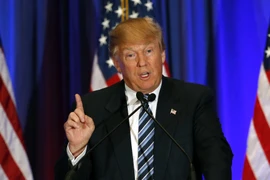 Ông Donald Trump phát biểu trong cuộc họp báo ở West Palm Beach, Florida ngày 5/3. (Nguồn: AFP/TTXVN)