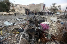 Hiện trường một vụ tấn công của IS tại Iraq. (Nguồn: AFP/TTXVN)