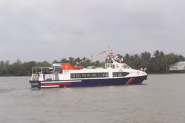 Khai trương tuyến tàu thủy cao tốc Bến Tre-Mỹ Tho-Vũng Tàu
