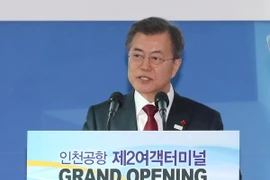 Tổng thống Hàn Quốc Moon Jae-in. (Nguồn: Yonhap/TTXVN)