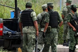 Cảnh sát được huy động tới Acapulco, bang Guerrero, Mexico. (Nguồn: AFP/TTXVN)