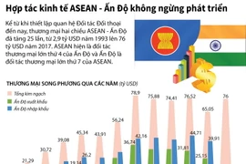 [Infographics] Hợp tác kinh tế ASEAN-Ấn Độ không ngừng phát triển
