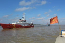 Tàu SAR 411. (Ảnh: Phạm Thị Hoa Mai/TTXVN)