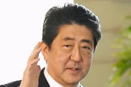 Đương kim Thủ tướng Nhật Bản Shinzo Abe, (Nguồn: Kyodo/TTXVN)