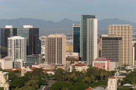 Quang cảnh thành phố Honolulu ở Hawaii. (Nguồn: AFP/TTXVN)