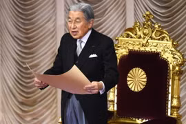 Nhật hoàng Akihito. (Nguồn: AFP/TTXVN)