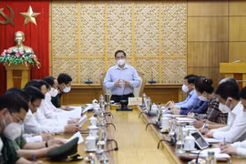 Thủ tướng Chính phủ Phạm Minh Chính phát biểu chỉ đạo. (Ảnh: Danh Lam/TTXVN)