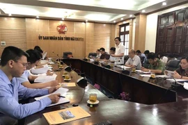 Đoàn kiểm tra của Bộ Nội vụ làm việc với tỉnh Hải Dương. (Ảnh minh họa: Tiến Vĩnh/TTXVN)