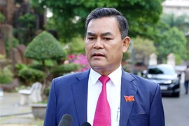 Phó Bí thư Tỉnh ủy, Chủ tịch Hội đồng nhân dân tỉnh, Chủ tịch Ủy ban bầu cử tỉnh Đắk Lắk Y Biêr Niê. (Ảnh: Hoài Thu/TTXVN)