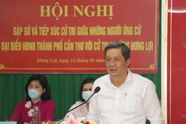 Ông Phạm Văn Hiểu, Phó Bí thư Thường trực Thành ủy, Chủ tịch Hội đồng nhân dân thành phố Cần Thơ. (Ảnh: Ngọc Thiện/TTXVN)