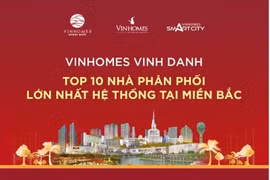 Vinhomes vinh danh Top 10 nhà phân phối lớn nhất hệ thống tại miền Bắc