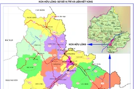 Khu công nghiệp Hữu Lũng - Sơ đồ vị trí và liên kết vùng. (Nguồn: langson.gov.vn)