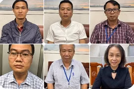 Các bị can trong vụ án (Ảnh: Bộ Công an)