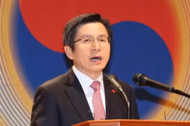 Quyền Tổng thống Hàn Quốc Hwang Kyo-ahn. (Nguồn: EPA/TTXVN)