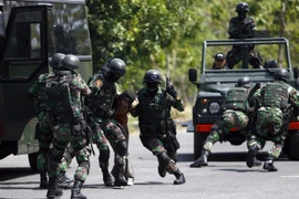 Lực lượng Đặc nhiệm Indonesia, được biết đến là nhóm Kopassus. (Nguồn: radionz.co.nz)