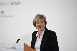 Thủ tướng Anh Theresa May. (Nguồn: EPA/TTXVN)