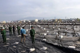 Khu xử lý dioxin tại sân bay Đà Nẵng. (Ảnh: Trần Lê Lâm/TTXVN)