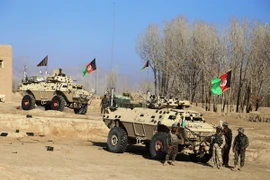 Lực lượng an ninh Afghanistan trong chiến dịch truy quét phiến quân Taliban ở tỉnh Ghazni. (Nguồn: THX/TTXVN)