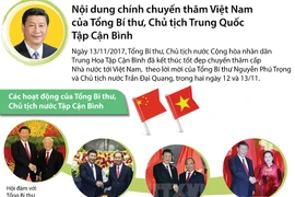 Nội dung chính chuyến thăm Việt Nam của Chủ tịch Trung Quốc 