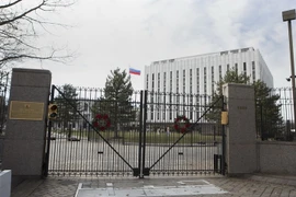 Đại sứ quán Nga tại thủ đô Washington, Mỹ ngày 31/12. (Nguồn: AFP/TTXVN)