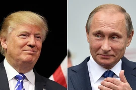 Tổng thống Nga Vladimir Putin (phải) và Tổng thống Mỹ Donald Trump. (Nguồn: CNN)