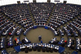 Toàn cảnh một phiên họp của Nghị viện châu Âu ở Strasbourg, miền đông Pháp ngày 13/9. (Nguồn: AFP/TTXVN)