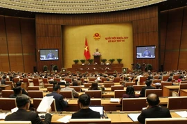 Toàn cảnh phiên họp. (Ảnh: Văn Điệp/TTXVN)