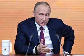 Tổng thống Nga Vladimir Putin. (Nguồn: AFP/TTXVN)