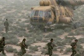 Một số binh sỹ thuộc Lực lượng Vệ binh Cách mạng Hồi giáo Iran. (Nguồn: AFP)