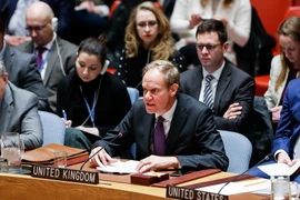 Đại sứ Anh tại Liên hợp quốc Matthew Rycroft. (Nguồn: THX/TTXVN)