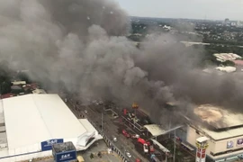 Hiện trường vụ hỏa hoạn. (Nguồn: BONG GO)