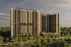 Hai tòa tháp cao tầng với 774 căn hộ thuộc phân khu Orchard Hill.