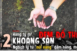 Hàng tỷ m3 khoáng sản đem đổ thải: Nghịch lý “núi vàng” dầm nắng, mưa