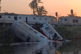 Hiện trường vụ tai nạn. (Nguồn: Egypt Today)
