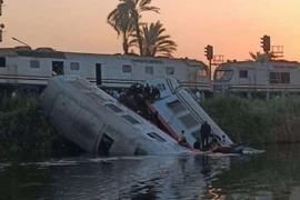 Hiện trường vụ tai nạn. (Nguồn: Egypt Today)