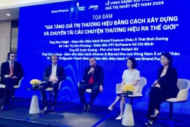 Đại diện doanh nghiệp, chuyên gia tham gia phiên thảo luận tại sự kiện. (Ảnh: Mỹ Phương/TTXVN)