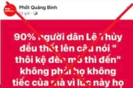 Xử lý nghiêm các trường hợp đăng tải thông tin sai sự thật về tình hình mưa lũ