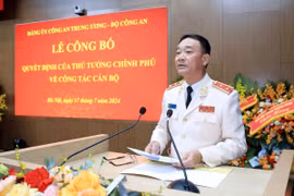 Trung tướng Phạm Thế Tùng, Thứ trưởng Bộ Công an. (Ảnh: TTXVN phát)