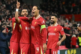 Liverpool tạo khoảng cách 11 điểm nhiều hơn so với Man City. (Nguồn: Getty Images)