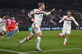 Højlund tỏa sáng mang chiến thắng về cho Manchester United. (Nguồn: Getty Images)