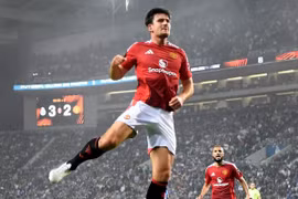 Maguire giúp M.U thoát thua ở phút bù giờ. (Nguồn: Getty Images)