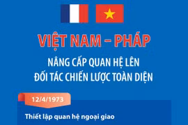 Việt Nam-Pháp nâng cấp quan hệ lên Đối tác chiến lược toàn diện