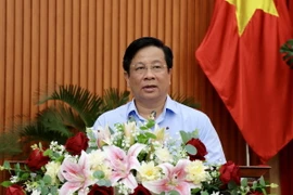 Ông Hồ Văn Mừng giữ chức Chủ tịch UBND tỉnh An Giang. (Ảnh: Thanh Sang/TTXVN)