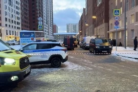 Hiện trường xảy ra vụ nổ. (Nguồn: AFP)