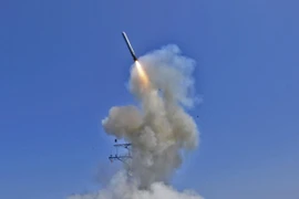 Tên lửa hành trình Tomahawk. (Ảnh: AFP/TTXVN)