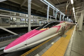 Shinkansen - Niềm tự hào của người dân Nhật Bản. (Ảnh: Phạm Tuân/TTXVN)