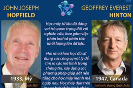 Hai nhà khoa học được vinh danh Giải Nobel Vật lý 2024