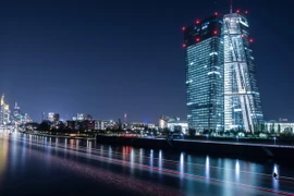 Trụ sở ECB tại Frankfurt Main, Đức ngày 13/9. (Nguồn: EPA/TTXVN)