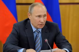 Tổng thống Nga Vladimir Putin tại một hội nghị ở Izhevsk, thủ phủ CH Udmurt, Liên bang Nga ngày 20/9. (Nguồn: EPA/TTXVN)